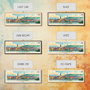 Nyiregyhaza Hungary Panoramic Travel Poster, Framed Canvas Print or Metal Wall Art, Travel Art, Home Decor, Panoramic Painting, Midcentury Art