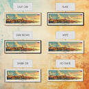 Ryazan Russia Panoramic Travel Poster, Framed Canvas Print or Metal Wall Art, Travel Art, Home Decor, Panoramic Painting, Midcentury Art