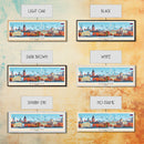 Saransk Russia Panoramic Travel Poster, Framed Canvas Print or Metal Wall Art, Travel Art, Home Decor, Panoramic Painting, Midcentury Art