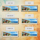 Tarragona Spain Panoramic Travel Poster, Framed Canvas Print or Metal Wall Art, Travel Art, Home Decor, Panoramic Painting, Midcentury Art