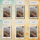 Funchal, Portugal Travel Poster Art, Framed Canvas Print for Living Room or Bedroom, Scenic Wall Art, Home Decoration