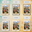 Gori Georgia Cityscape Art, Framed Canvas Print, Bedroom Wall Art, Travel Poster Art, Unique Home Decor
