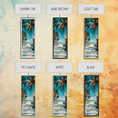 Beach Landscape Painted Canvas Art, Coastal Wall Art Print, Gallery Wall Art for Beach House, Oversized Vertical Wall Art for Living Room