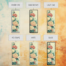 Chrysanthemums in Traditional Japanese Art, Ukiyo-e Style Framed Canvas Print Perfect for Tall and Skinny Spaces
