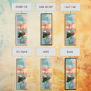 Fishing Boat, Calm Waters, Japanese Art, Skinny Art, Tall Art, Framed Canvas Print, Ukiyo-e Style