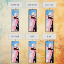 Pink Cowboy Hat Framed Canvas Print pink orange wall art rustic wall art farmhouse art coastal cowgirl wall art bold decor