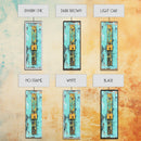 Textured Rustic Art, Canvas Print, Wabi Sabi Wall Art, Teal Wall Art, Abstract Minimalist Art, Tall Narrow Art, Farmhouse Decor