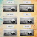 Lotus, Zen Wall Art, Minimalist Art, Coastal Landscape Art, Wabi Sabi Art, Panoramic Art, Moody Art, Framed Canvas Print