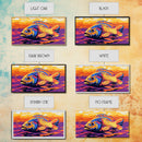 Vibrant Fish, Fly Fishing Art, Rustic Decor, Extra Wide Art, Nautical Wall Art, Framed Canvas Print, Gift Idea, Panoramic Art, Lake Tahoe Art