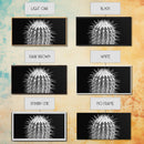 Cactus Spines, southwest wall art, desert art, botanical prints, geometric wall art, nature photography, sharp contrast, Framed Canvas Print