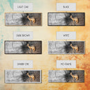 Coyote in Forest, Wildlife Wall Art, Rustic Decor, Nature Art, Moody Art, Extra Wide Art, Panoramic Art, Framed Canvas Print