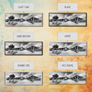 Rustic market, farmhouse art, country decor, panoramic art, extra wide art, rustic wall art, framed canvas print, landscape painting, wabi sabi art