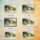 The Shire Oil Painting Print, Framed Wall Art, Hobbitcore Decor, Hobbit Hole Landscape Painting Print, Rings, Fantasy Painting