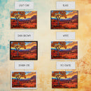 Retro Pop Art Desert Print, Van Gogh Inspired Wall Art, Rustic Southwest Decor, Farmhouse, Wild West, Wester Decor, Home Decor Living Room