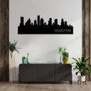 Houston Skyline Metal Wall Art – Texas City Urban Home & Office Decor