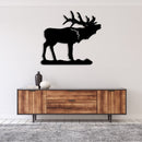 Howling Elk Metal Wall Art – Wildlife Rustic Cabin & Lodge Home Decor