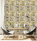 Green Floral Wallpaper