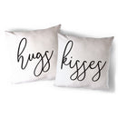 Hugs and Kisses Pillow Cover, 2 Pack