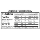 Organic Hulled Barley | 25 lb | Non-GMO | Shipping Included | Grain Place Foods