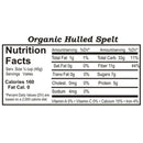 Organic Hulled Spelt | 25 lb | Non-GMO | Grain Place Foods