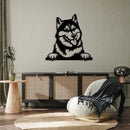 Husky Metal Wall Art – Dog Lover Siberian Sled Dog Pet Home Decor
