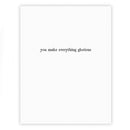 I Like Receiving A Letter Greeting Card Set | Set of 6 Cards and Envelopes in a Cotton Bag | Gift for Her