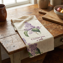 I Lilac You A Lot Dish Cloth Towel | Cotten Linen Novelty Tea Towel | Cute Kitchen Hand Towel | 18" x 28"