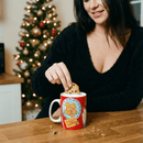 I Put Out For Santa Cookies Mug | Holiday Stoneware Coffee Tea Cup | 20oz
