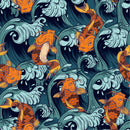 Stylish Gold Fish Wallpaper