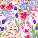 Water Colored Flowers Wallpaper