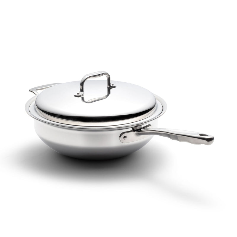 5 Quart Stainless-Steel Wok