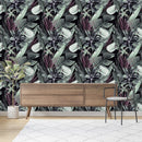 Dark Green Plant's Leaves Wallpaper
