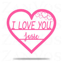 I Love You Monogram