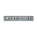 Lake House Anchor Shabby Sign | Wall Art Print on Real Wood