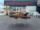 Teak Erosion Accent Piece