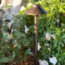 PLB02 Clear Lens Outdoor Garden Pathway Light | Low Voltage Brass Path Light