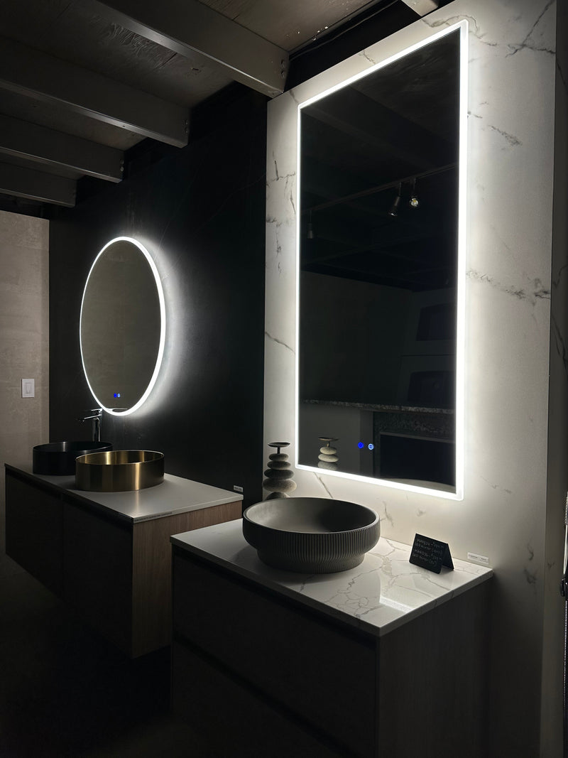 Zeek 48"x24" Backlit LED Rectangular Bathroom Wall Mirror For MA4824