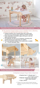 MesaSilla Add-On Paper Roll Dispenser with Elephant Bracket