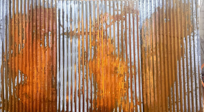 Colorado Corrugated Metal Wainscoting