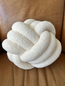 Knotted Plush Accent Pillow