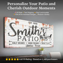 Family Patio Sign