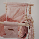 Indoor High Back Baby Swing-Pink