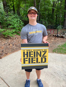 YINZ1-HEI1C | Wall Art Print on Real Wood