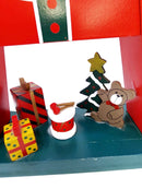 Santa's Wooden Horse Advent Calendar Wizardi F07M6-16