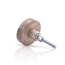 Mascot Hardware Thunder Crack 1-7/10 in. Wooden Round Knob (Pack of 10)
