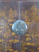 Chinese Antique  Chinoiserie-Style Cabinet