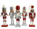Christmas Nutcracker Set. Wizardi Classic Wooden Festive Decoration F07M14-16-N01249