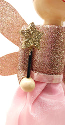 Sparkling Fairy Princess Wooden Nutcracker F07M6-2 Pink