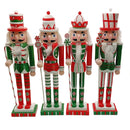 Christmas Nutcracker. Wizardi Classic Wooden Festive Decoration F07M14-31-N01702D
