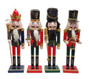 Christmas Nutcracker the King. Wizardi Classic Wooden Festive Decoration F07M14-38-N01724B